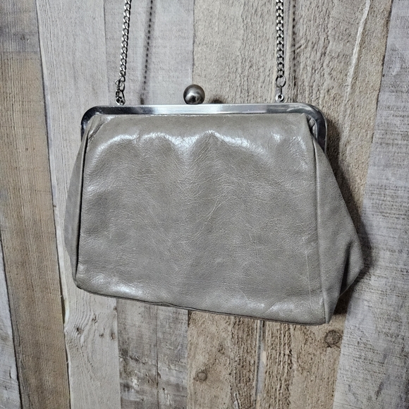 HOBO Gray Leather Shoulder Bag - Picture 4 of 14